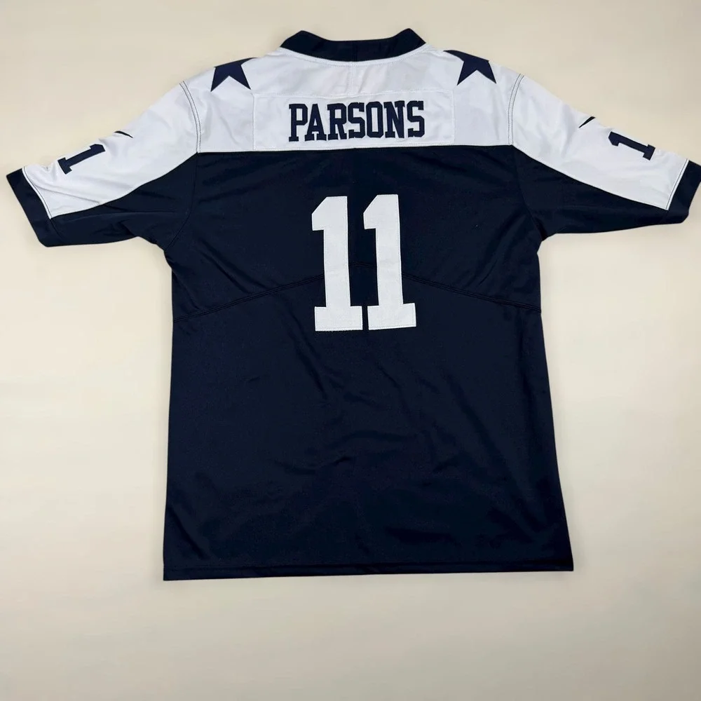 Nike Dallas Cowboys Micah Parsons 11 Jersey Mens Large Navy Blue NFL On Field‎